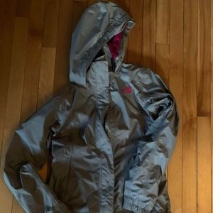 The North Face Grey Rain Jacket